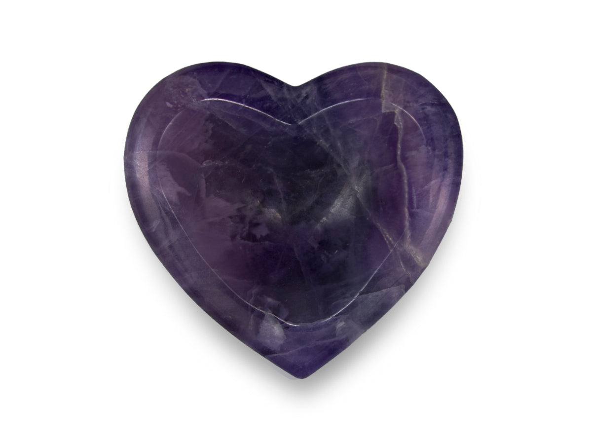 Bowl Corazón de Fluorita - en forma de corazón
