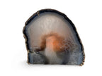 Portavela de Ágata Irregular Electroformado Plateado - pieza natural | Mineralia