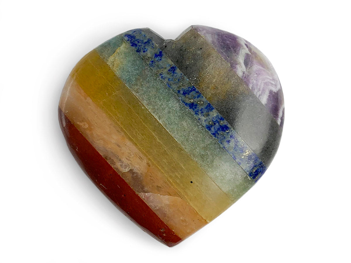 Corazón Plano Chakras - en forma de corazón