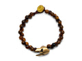 Pulsera Spartan de Ojo de Tigre - pulsera de piedras
