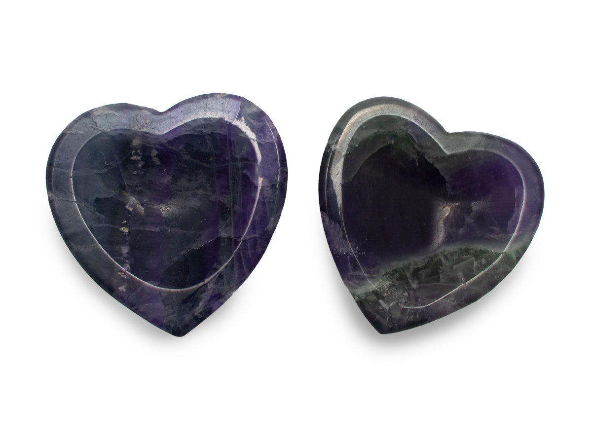 Bowl Corazón de Fluorita - vista posterior