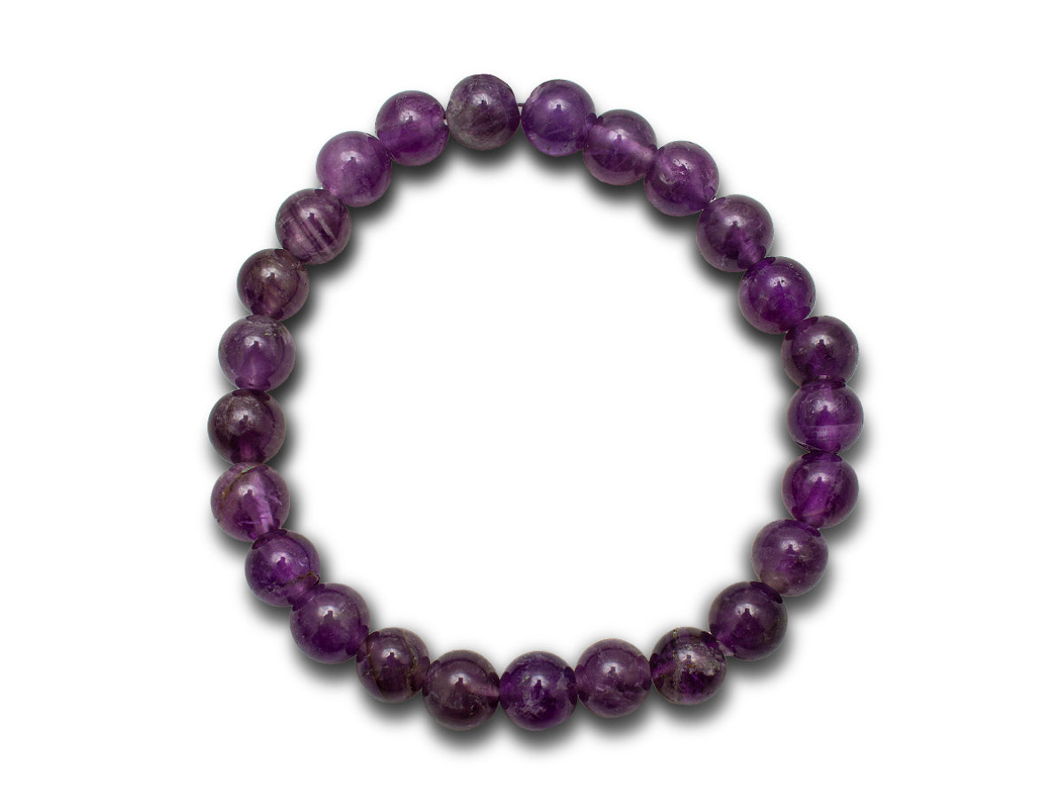 Pulsera Esferas de Amatista - en forma de esfera