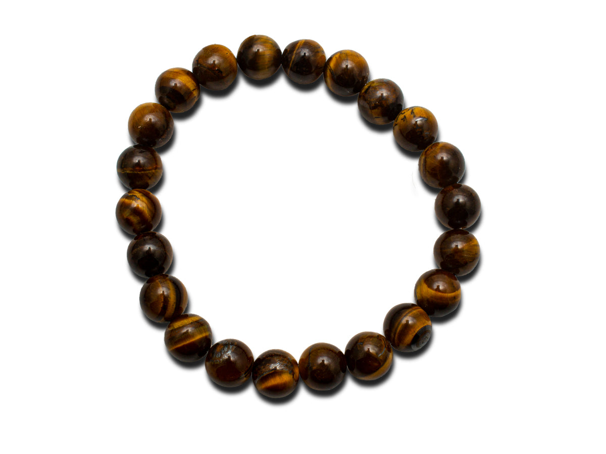 Pulsera Esferas de Ojo de Tigre - en forma de esfera