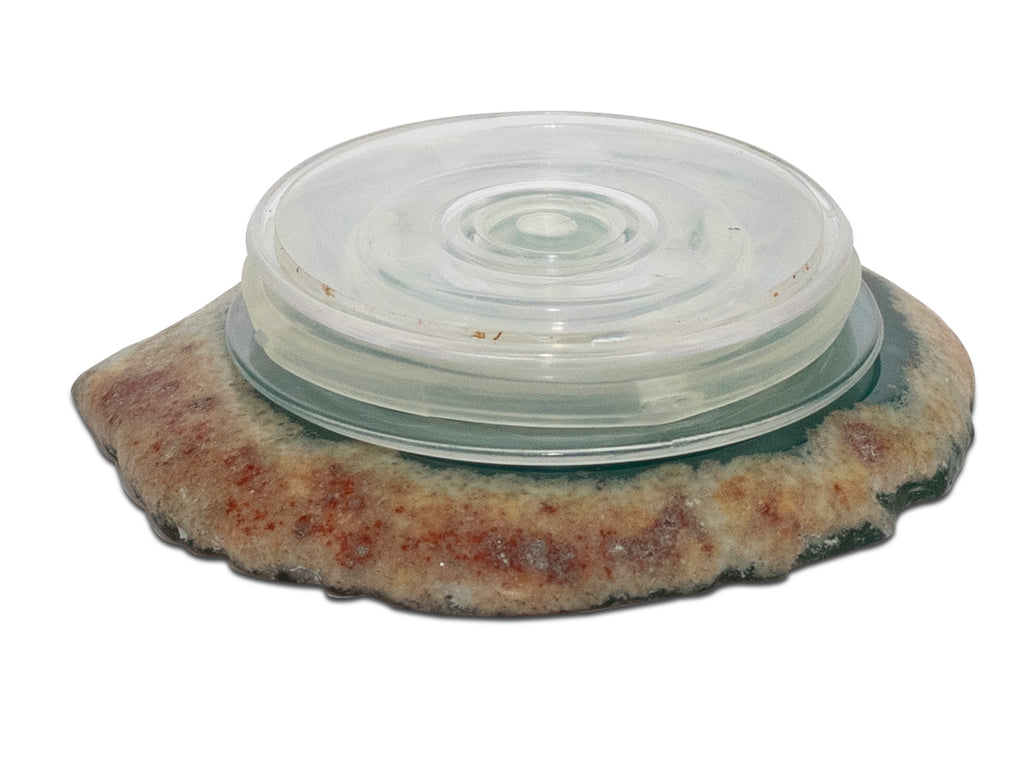 Popsocket de Ágata Verde - vista lateral