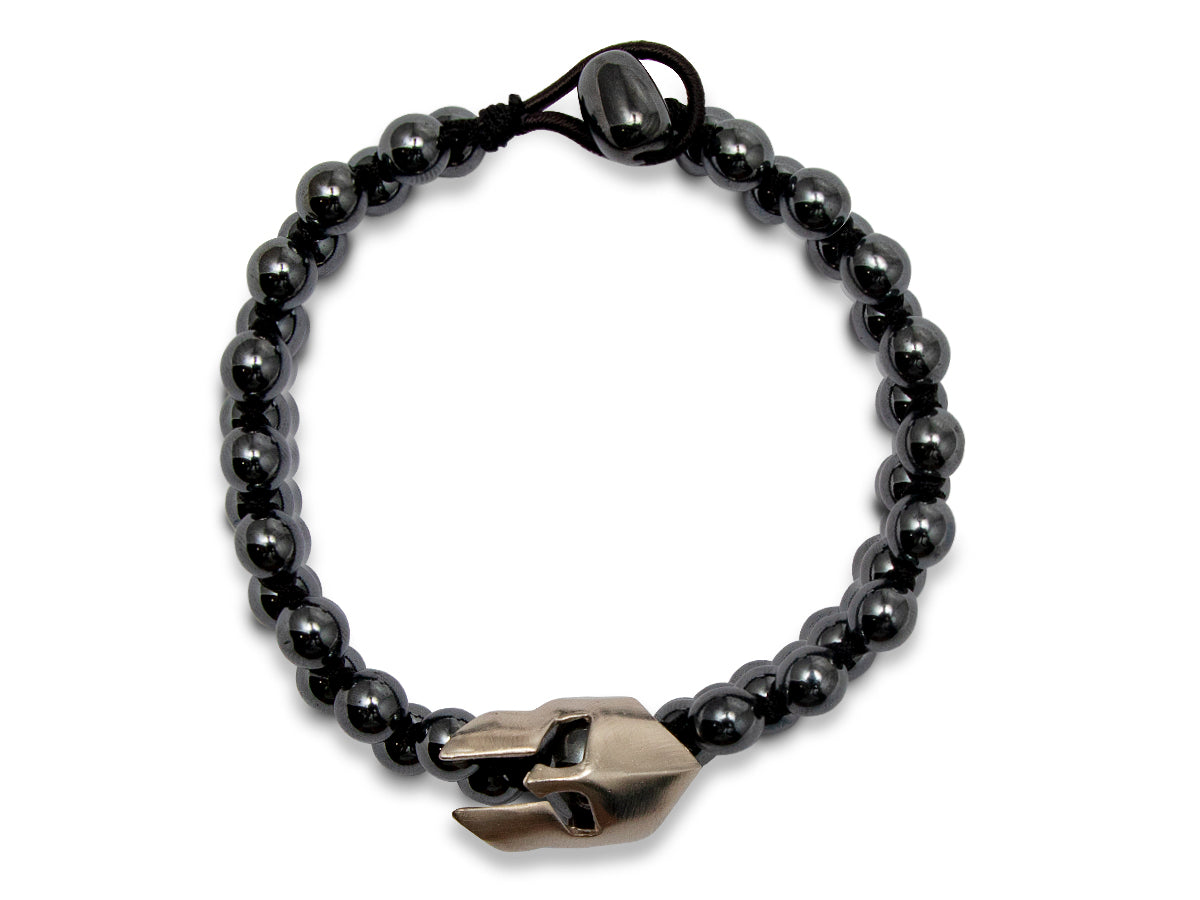 Pulsera Spartan de Acerina - pulsera de piedras