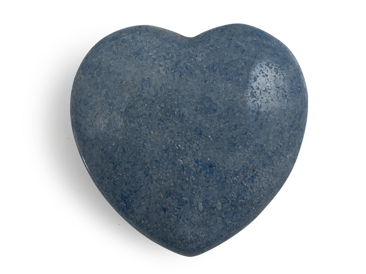 Corazón puff de Cuarzo Azul.