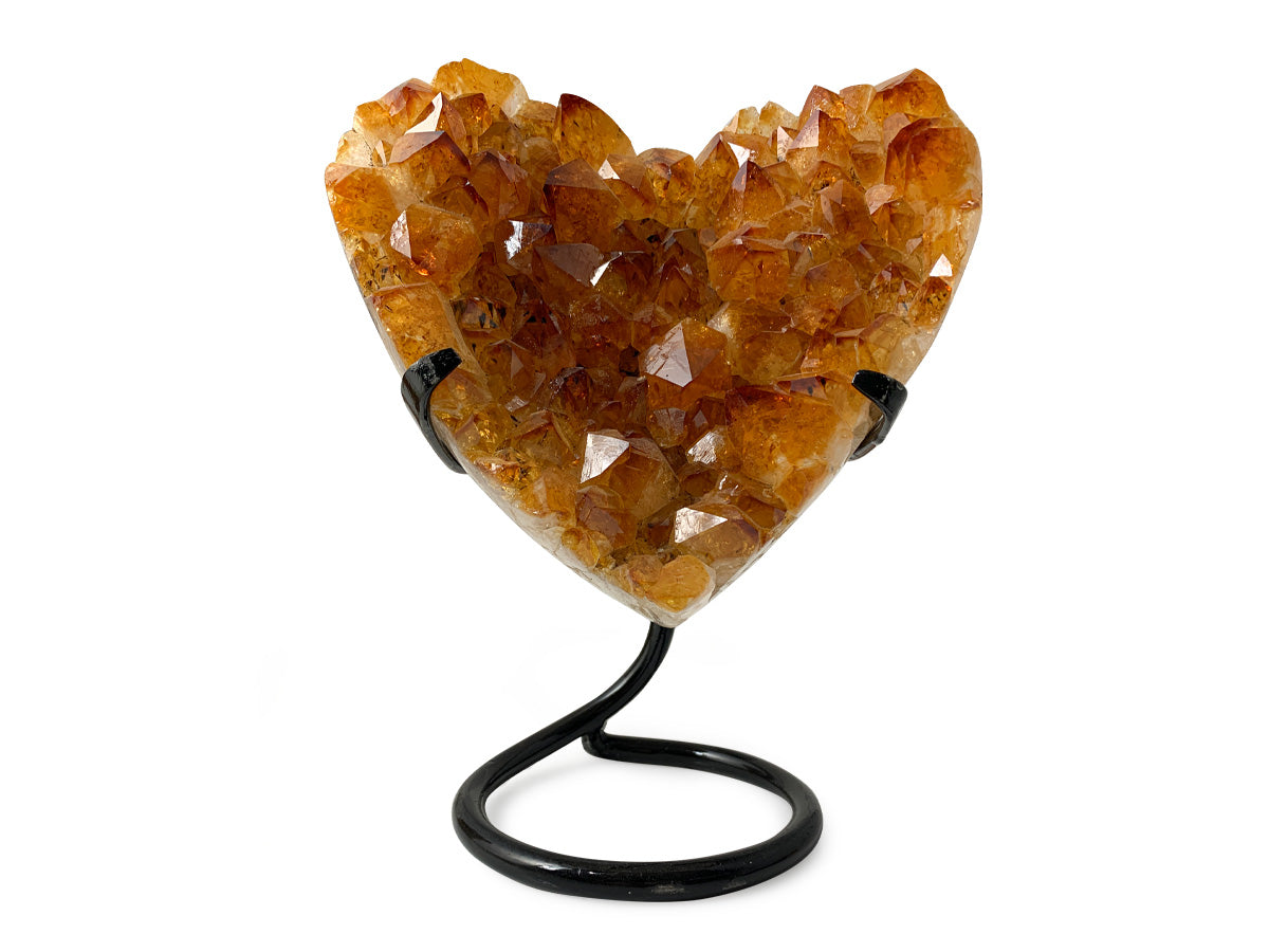 CORAZÓN DRUSA DE CITRINO