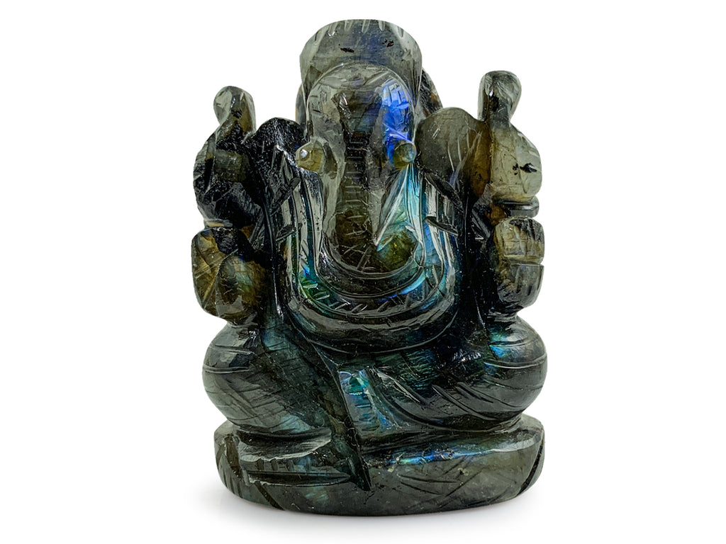 Ganesha de Labradorita - pieza natural | Mineralia