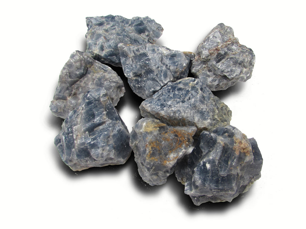 Paquete de de Calcita Azul Triturada - pieza natural | Mineralia