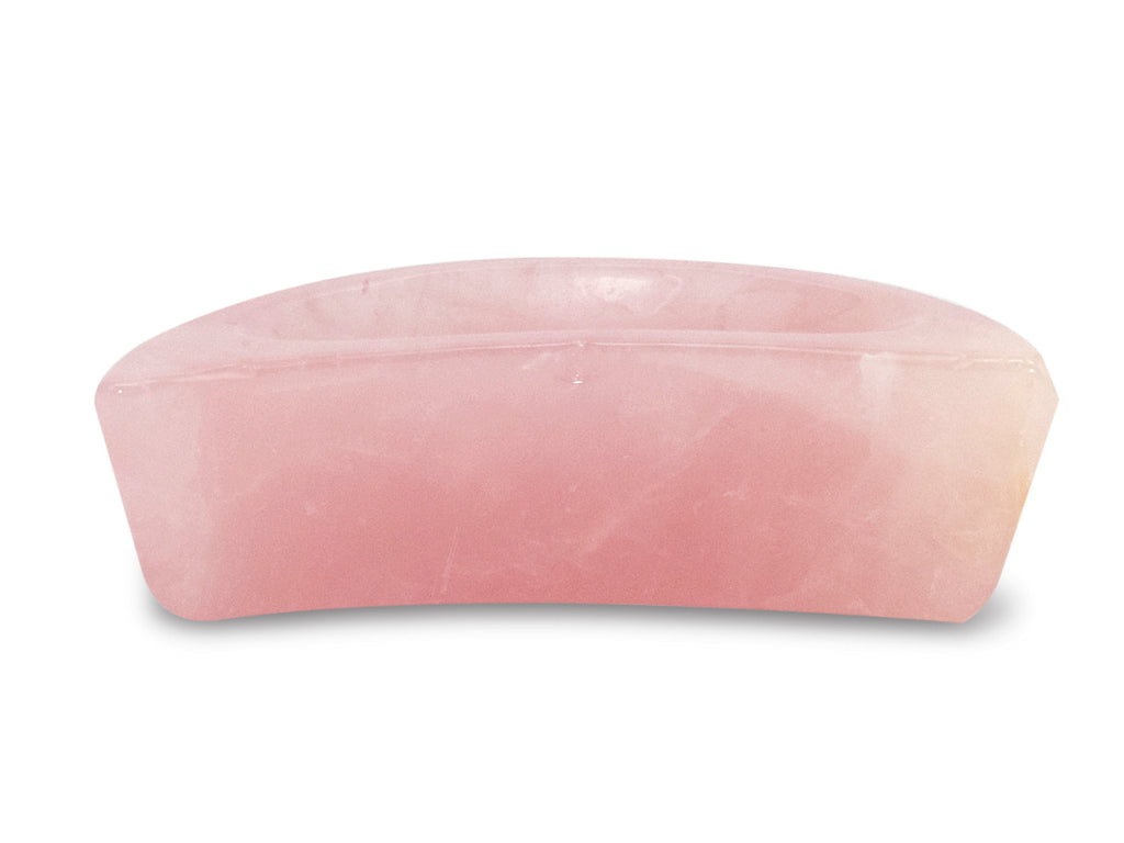 Bowl Luna de Cuarzo Rosa - detalle de textura y color